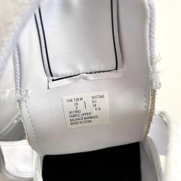 NWT GOATS White 728 Platform Sneakers - Picture 4 of 5